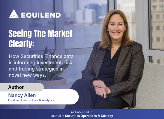 Seeing the Market Clearly: Featured In The Journal of Securities Operations & Custody